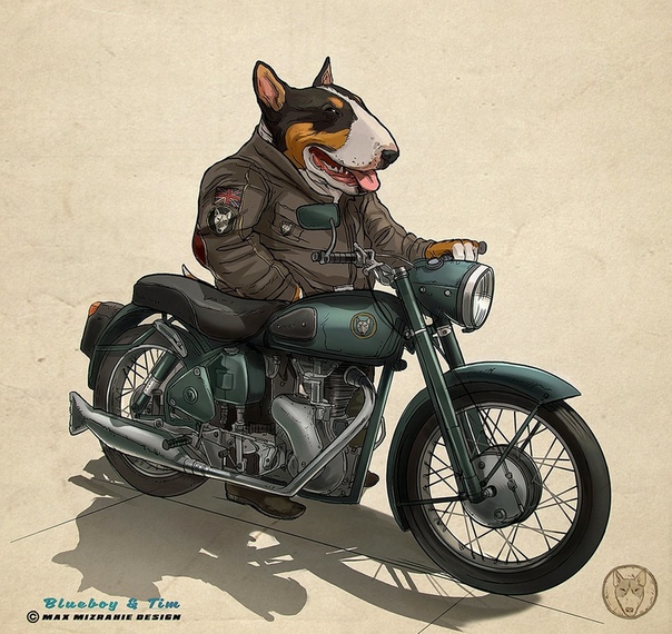 Bullterrier Motorcycle Club by #MaxMizrahie