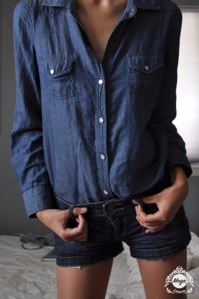 Обожаю джинсовые рубашки