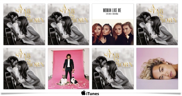 Самые продаваемые женские песни в мировом чарте iTunes на данный момент.