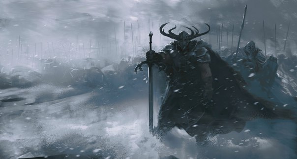 Winter Barbarians by #FelixOrtiz