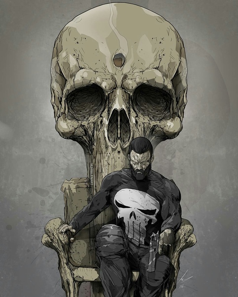 #FrankCastle or #ThePunisher from #Marvel By #MJHiblen