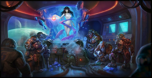 Snow White and the Seven Dwarfs space opera 