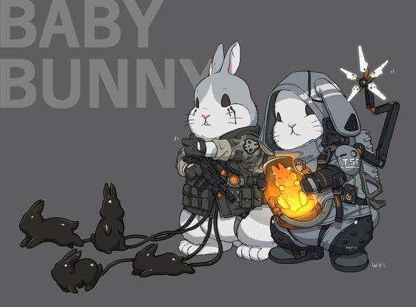 Baby bunny! by #RenWeiPan