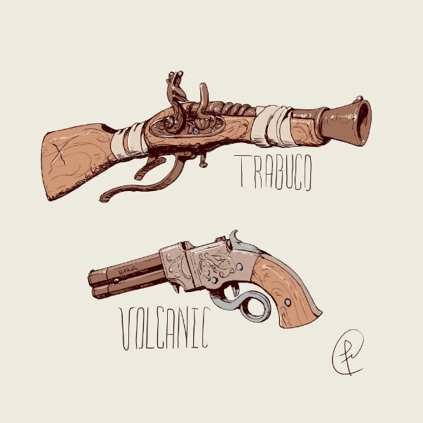 Оружие в работах by Fernando Correa